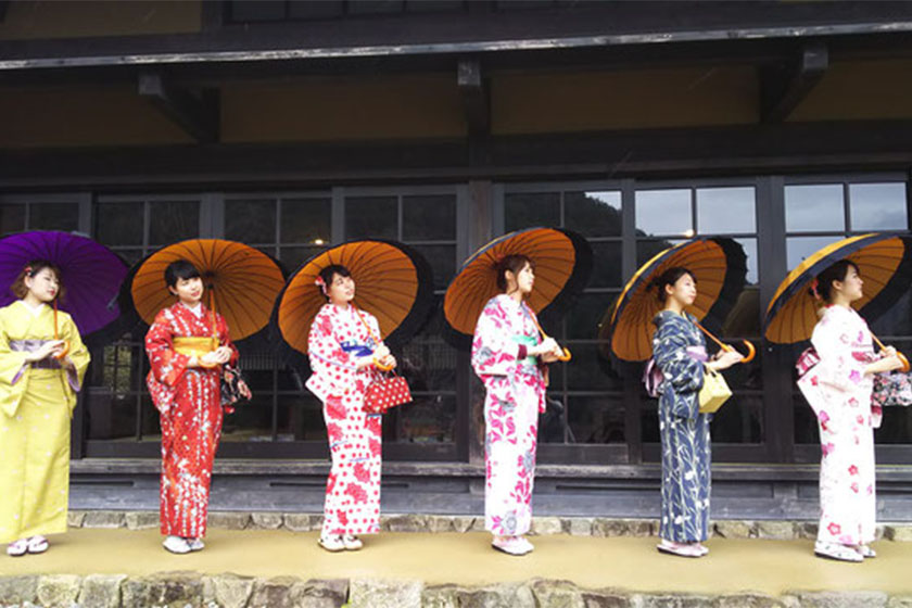 下呂温泉合掌村で着物体験を楽しむ方法